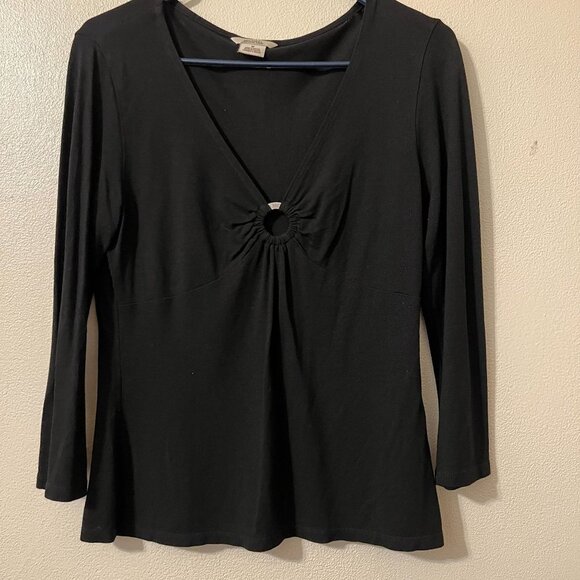 Y2K Michael Kors black half sleeve top (SALE) - Picture 2 of 15